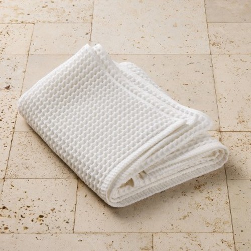 Waffle Bath Towel White - Casaluna™