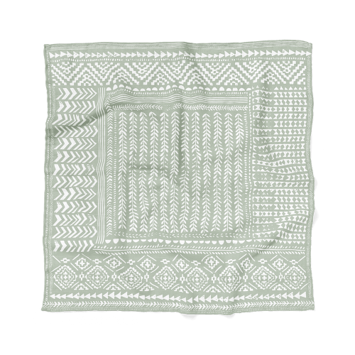 Tapestry Green Swaddle - baby swaddle blankets – Mini Wander