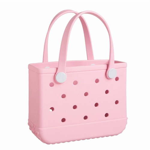 ROVTIULI Waterproof Sandproof Beach Tote Bag – Portable Plastic & Rubber Washable Bag for Women, Perfect for Beach, Pool, Boat, Travel, Sports, Groceries, Outdoor Getaways