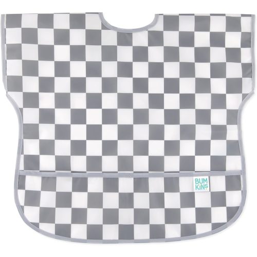 Bumkins Bibs - Toddler Bibs, Waterproof, Large for 1-3 Years, Short Sleeve
