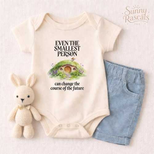 Inspirational Storybook Romper, Hobbit House Newborn Bodysuit, Baby Shower Gift
