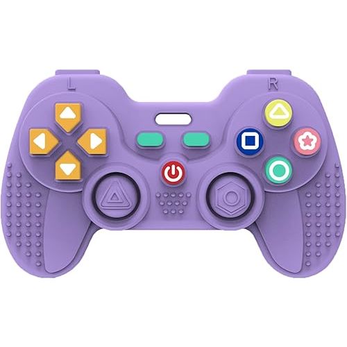 Hooku Silicone Teething Toys for Babies 0-6 Months, Teethers for Babies 6-12 Months, Remote Teether for Baby, Sensory Toys for Babies, Baby Chew Toys