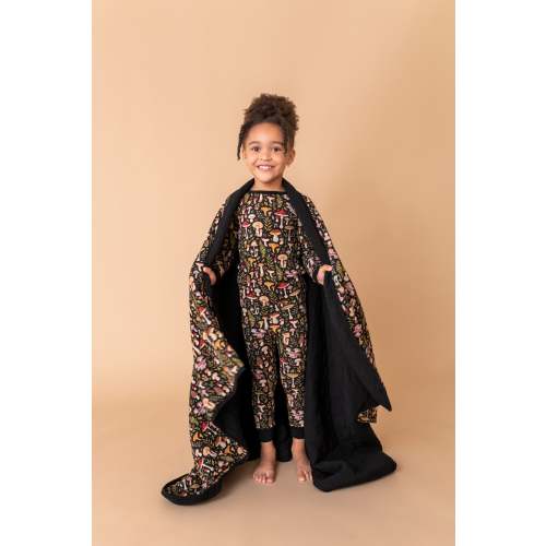Mystic Mushrooms Toddler Quilted Blanket