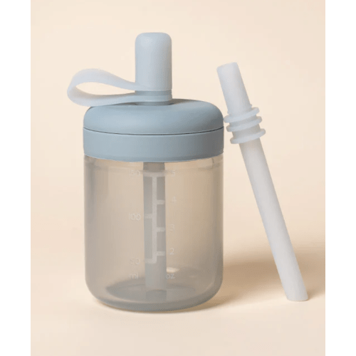 Silicone Training Cup with Straw