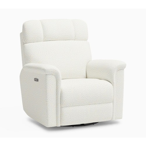 Lullaby Deluxe Recliner Performance Brushed Boucle Ivory