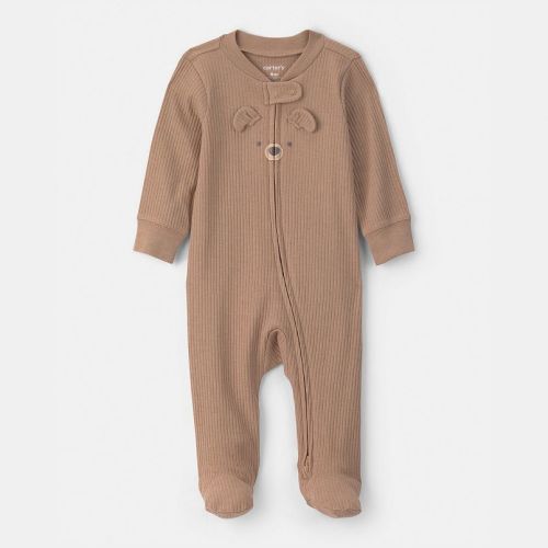 Baby Boy Carter's Ribbed Snug Fit Sleep & Play Pajamas