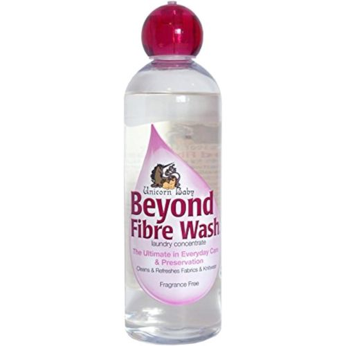 UNICORN BEYOND FIBRE WASH. Daily Wash Detergent for all Types of Fibers. Delicates Heirlooms, Wool, Cashmere, Cotton, Hemp, Alpaca, Sheepskin, Silk, and Synthetics Fabrics. Fragrance-Free. 16 Oz
