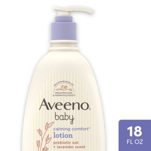 Aveeno Baby Calming Comfort Moisturizing Body Lotion - Lavender & Vanilla Scents - 18 fl oz