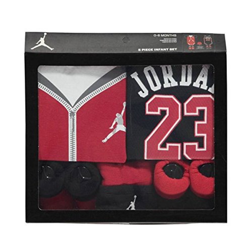 Jordan Baby Boys' 5-Piece Set - red, 0 - 6 months