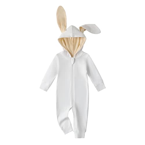 Owlivia Organic Cotton Baby Boy Girl Zip up Sleep 'N Play Pjs, Footless, Long Sleeve
