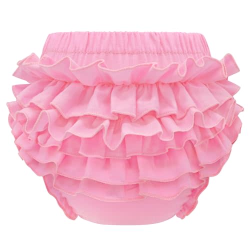 Olreco Baby Bloomers Diaper Covers for Girls Ruffle Bloomers for Toddler Girls Diaper Cover Baby Girl Shorts Infant Underwear