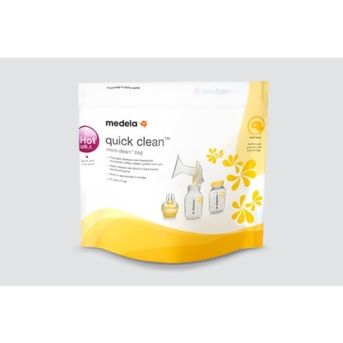 Quick Clean™ Micro-Steam™ Sterilizer Bags | Medela