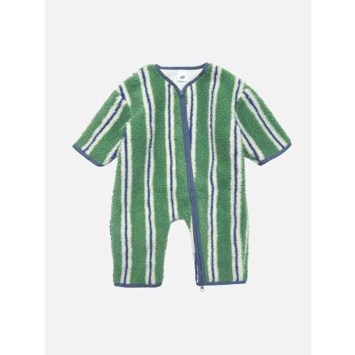STRIPE SHERPA FLEECE STROLLER SUIT
