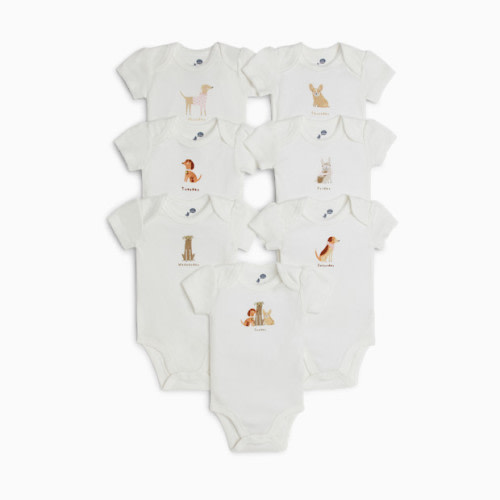 Small Story Days Of The Week (7 Pack) - Dog Days, 0-3 M