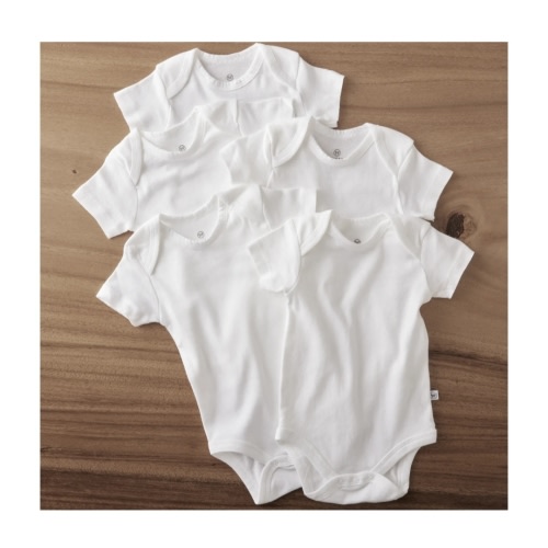 5-Pack Organic Cotton Short Sleeve Bodysuits | Honest Baby Clothing