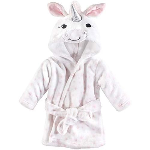 Hudson Baby Unisex Baby Plush Animal Face Bathrobe