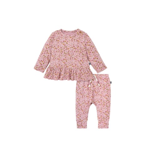 Peplum Top and Pants Set, 6-9M