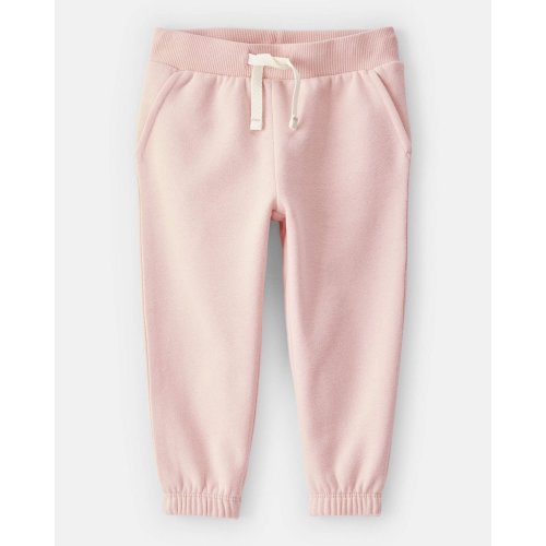 Baby Girl DayDream Fleece Joggers - Pink | Carter's