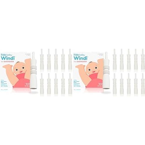 Frida Baby Windi Gas Passer, Baby Gas Relief, Made in USA, 100% Natural, Safe & Effective Instant Relief for Babies & Infants, 10ct, (Pack of 4)
