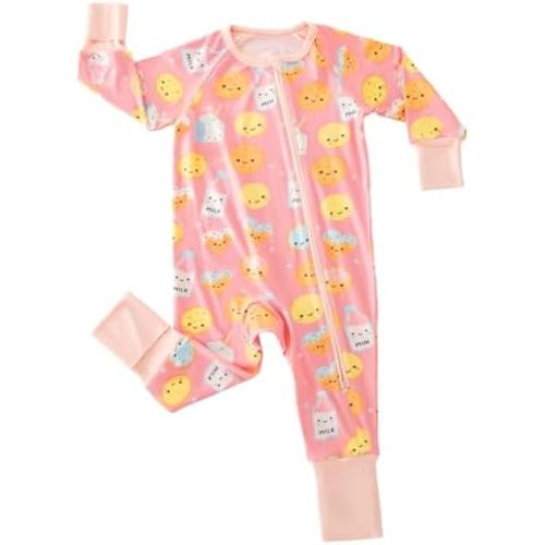 Baby Pajamas for Boys & Girls, Preemie & Newborn Onesies Sleepers, 92% Viscose From Bamboo 2-Way Zippers Footless PJs