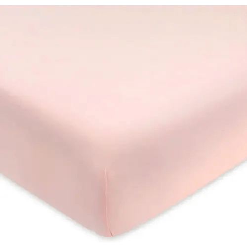 HonestBaby Unisex-Baby Fitted Crib Sheets Set Standard Mattress, 100% Organic Cotton Baby Boys, Girls, Neutral, 1 Pack - Jumbo Leaf Sage, One Size