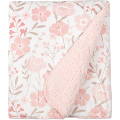 Baby Essentials Sherpa Fleece Baby Blanket 35x30 – Super Soft, Warm Reversible Baby Blankets for Newborns, Infants, Toddlers, and Nursery