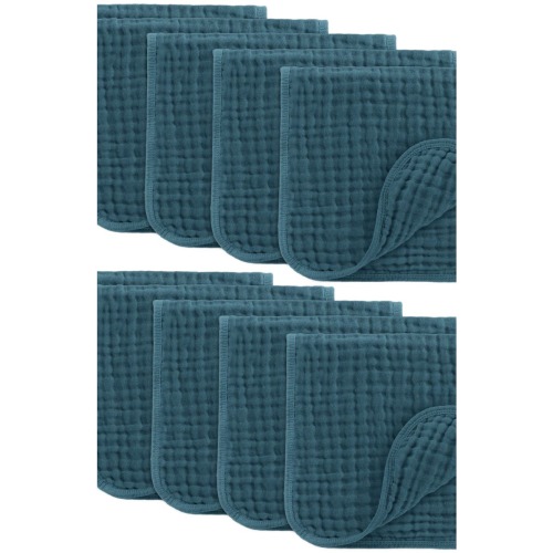 Muslin Burp Cloths - Pack of 10