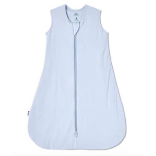 HALO - 1.5 TOG supersoft bamboo wearable blanket, double zipper sleeping bag with weighted feel - blue