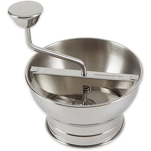 RSVP International Endurance Kitchen Tool Collection Stainless Steel Food Mill, Mini, 5.5" Diameter