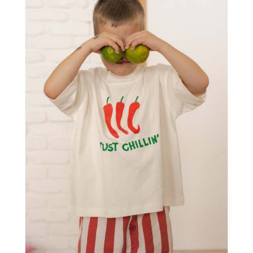 chilli romper – Pigeon said please