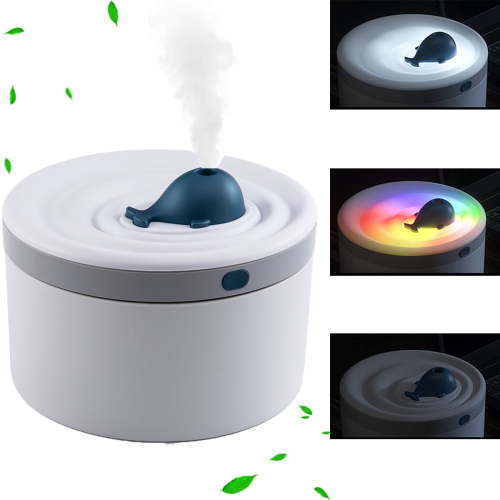 Evomosa Cool Mist Humidifier,1.5L Humidifier for Room, Air Humidifier for Baby Nursery,Auto Shut-Off, Night Light,White