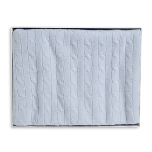 Polo Boys' Cable Knit Cashmere Blanket - Baby