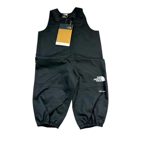 The North Face NEW Baby Antora 3-6 Month Black Rain/Wind Bib Overalls