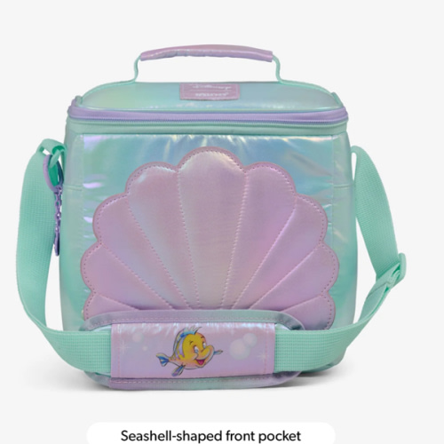 Disney The Little Mermaid Seashell Square Lunch Cooler Bag