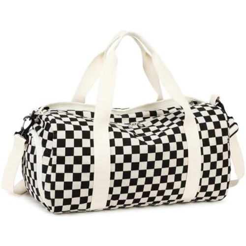 BLUBOON Duffle Bag Girls Kids Cute Gym Bag with Shoes Compartment & Wet Separation Waterproof Sports Overnight Travel Bag