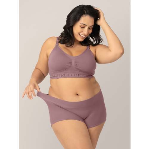 Grow with Me™ Maternity & Postpartum Boyshort | Beige - Kindred Bravely