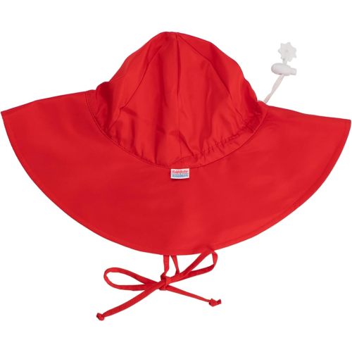 RuffleButts® Baby/Toddler Girls Baby/Toddler Sun Hat with UPF 50+ Sun Protection and Floppy Wide Brim
