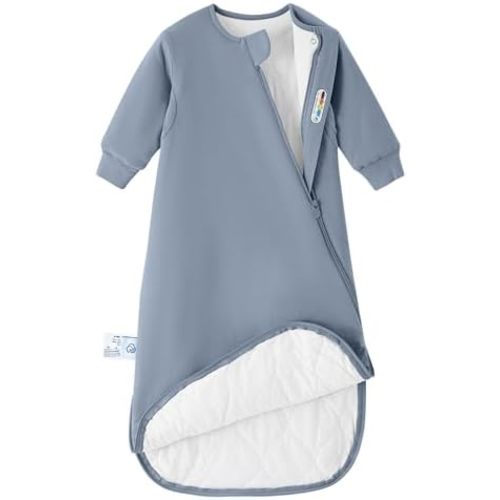 kaiya baby Unisex Sleeping Bag for Babies and Toddlers 2.5 Tog Sleep Sack, Long Sleeve Sleep Sack, Wearable Blanket Baby