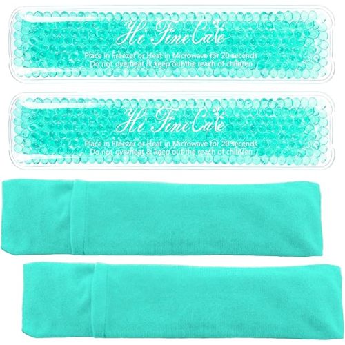 Perineal Cooling Pad for Postpartum Recovery, Extra Durable Gel Cold Packs for Hemorrhoids & C-Section Relief, 2 Reusable Ice Packs & 2 Washable Covers, New Mom Gift