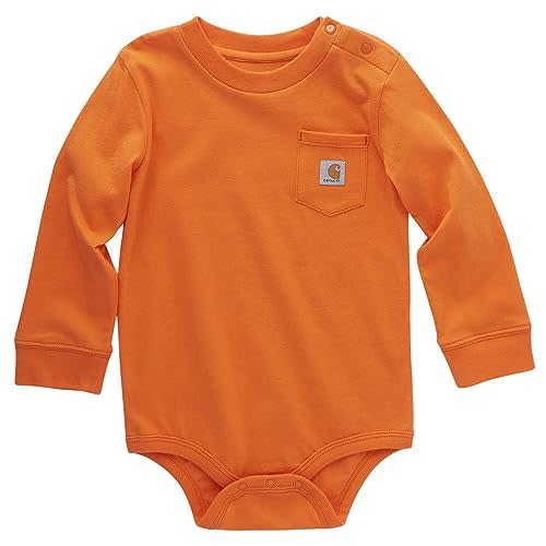Carhartt Kid's CA5002 Long-Sleeve Pocket Bodysuit