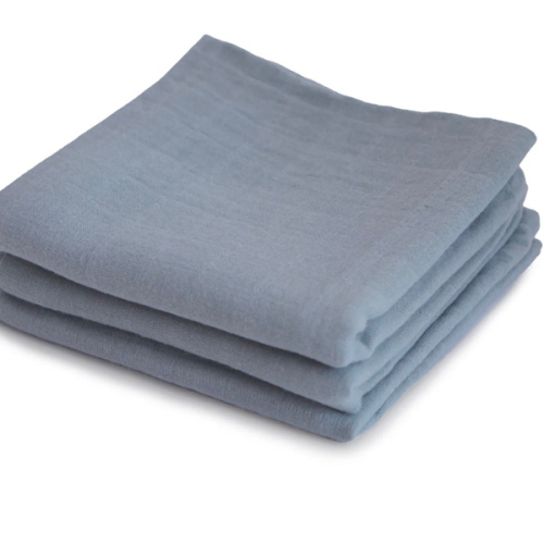 Mushie Organic Cotton Muslin Cloths 3-Pack