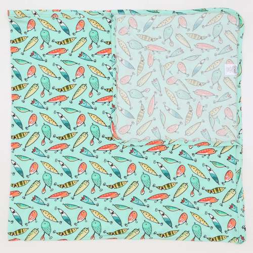 Southern Slumber Fishing Baits Bamboo Swaddle Blanket