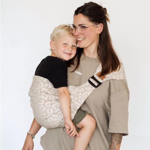 Qookie Go - Hip Carrier - Leo Beige