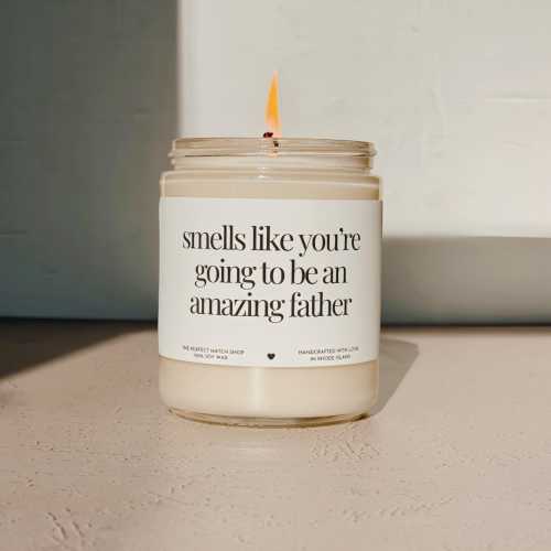 Amazing Father to be Candle Gift for expectant father