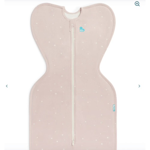 Swaddle Up™ 1.0 TOG Cotton Powder Pink Twinkle