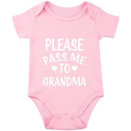 Please Pass Me To Grandma Baby Bodysuit Grandma Baby Bodysuit I Love Grandmas Babies Clothes