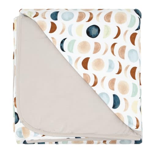 Little Sleepies Cloud Blanket, Soft Viscose from Bamboo Toddler & Baby Blanket for Boys & Girls, Lightweight, Perfect for Hot Sleepers, 65" x 85", Oversized (Luna Neutral)