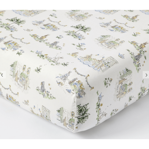 Riley Sheehey English Garden Organic Crib Fitted Sheet