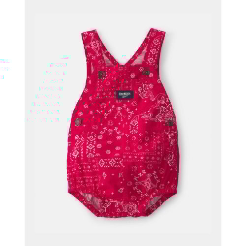 Baby Bandana Bubble Romper - Red - OshKosh B'gosh | Carter's