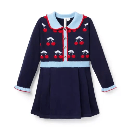 Girl Merchant Marine The Cherry Sweater Dress by Janie and Jack